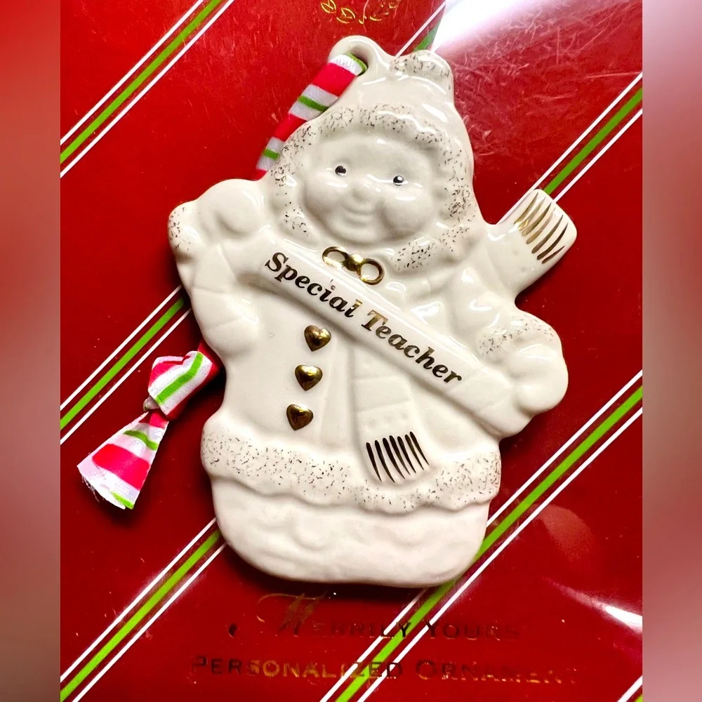 Lenox NWT Special Teacher Christmas Ornament